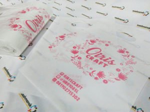 sablon plastik di lombok