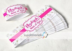 bikin pengikat jilbab di tanah datar