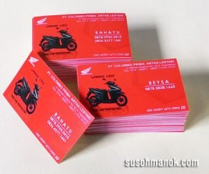 Cetak Kartu Nama di Baki