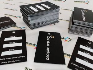 cetak hang tag di jatibarang