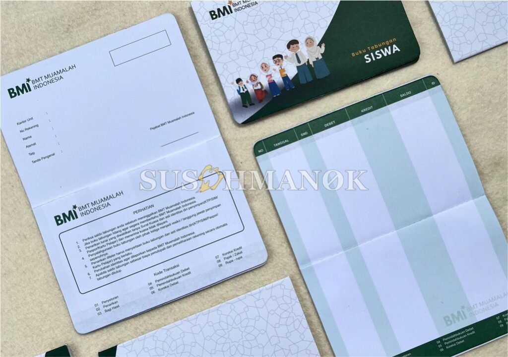 Cetak Buku Tabungan Berkualitas | Cocok Untuk Koperasi, BMT, Bank & Sekolah