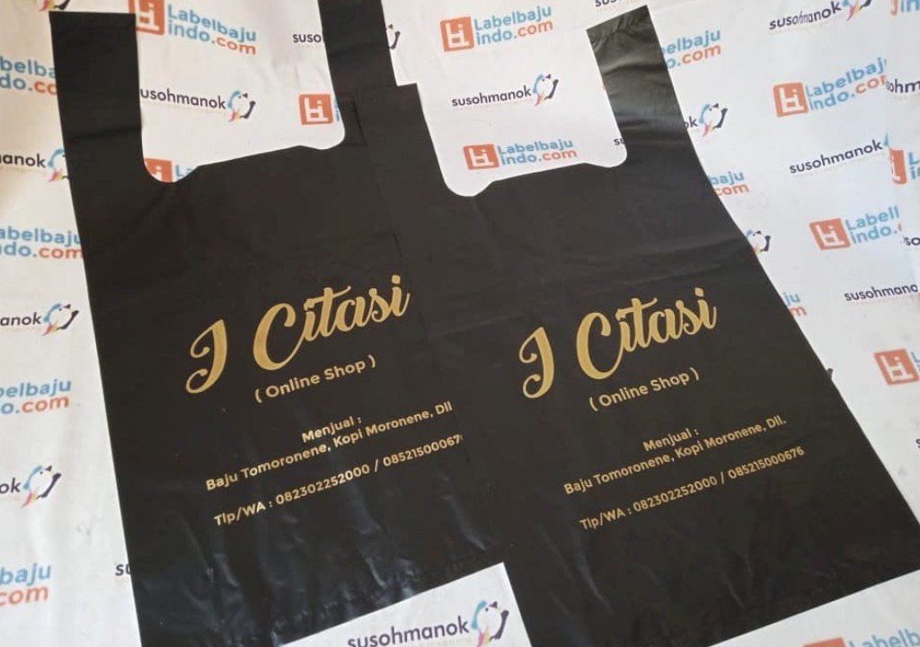 sablon plastik kresek